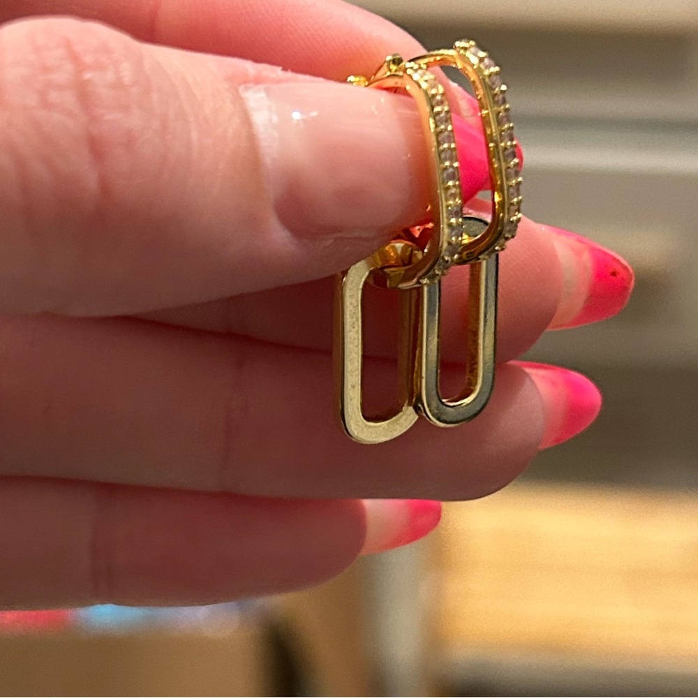Elegant Gold-Tone Earrings